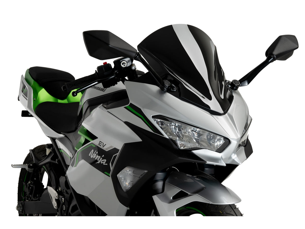 Puig Z-Racing Screen In Clear for Kawasaki Ninja e-1 (24-25)