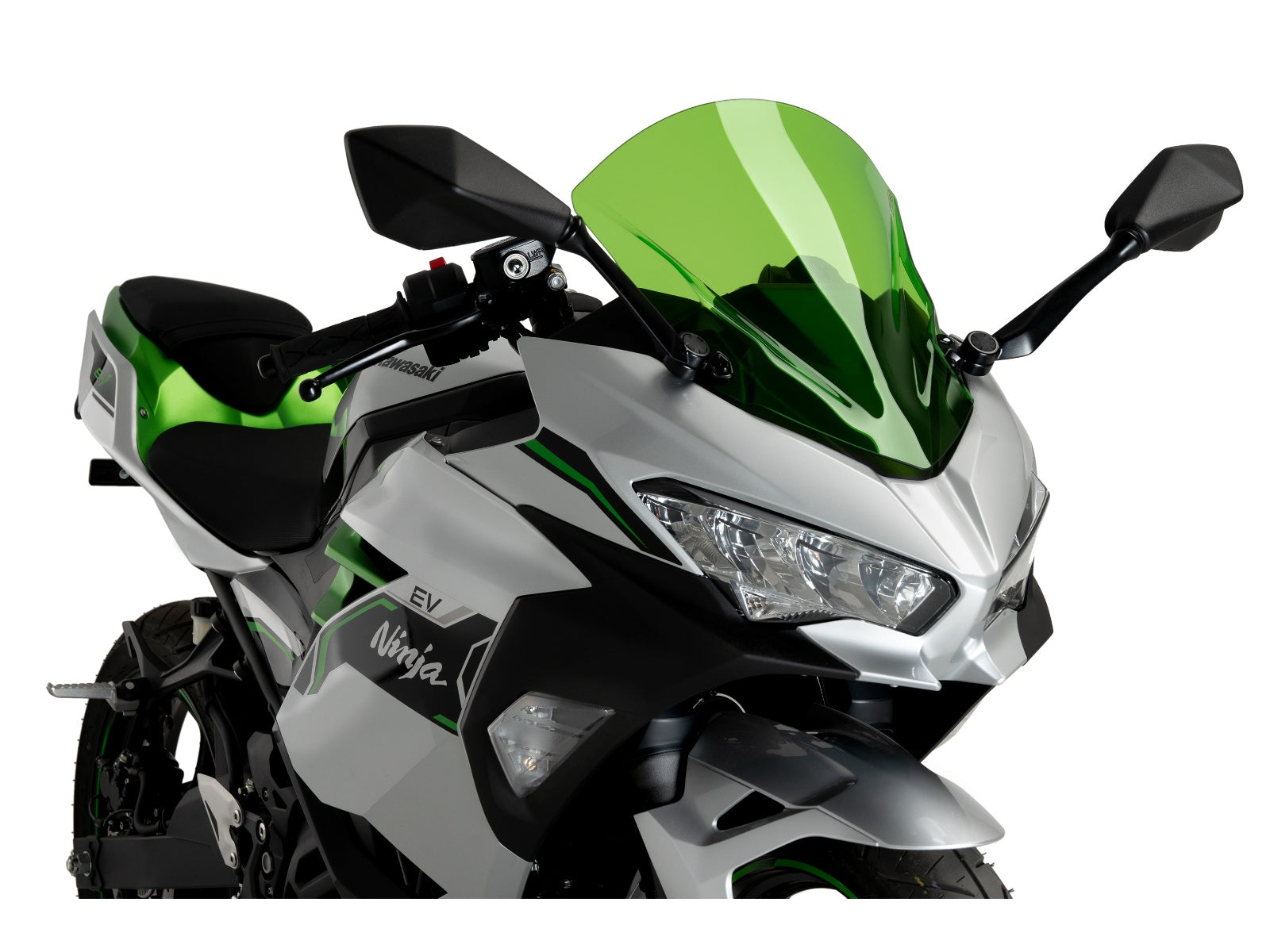Puig Z-Racing Screen In Clear for Kawasaki Ninja e-1 (24-25)