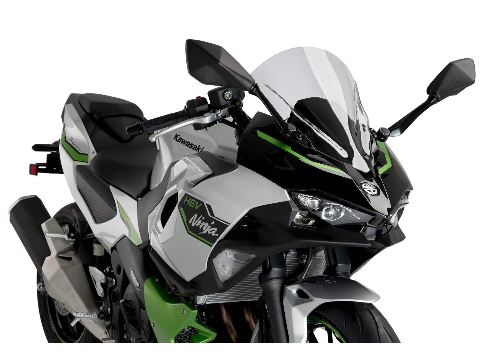 Puig Z-Racing Screen In Clear for Kawasaki Ninja 7 Hybrid (24-25)