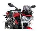 Puig New Generation Sport Screen In Clear for Triumph Street Triple 765 S (18-19)
