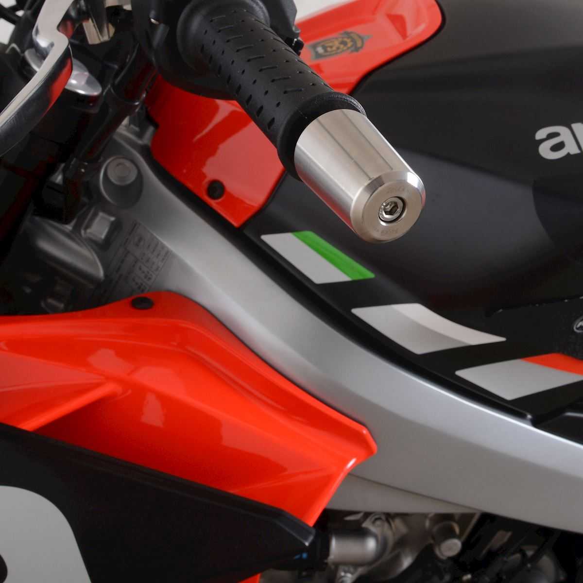 R&G Bar Ends Stainless Steel for Aprilia Tuono 660 Factory (25-26) Main image