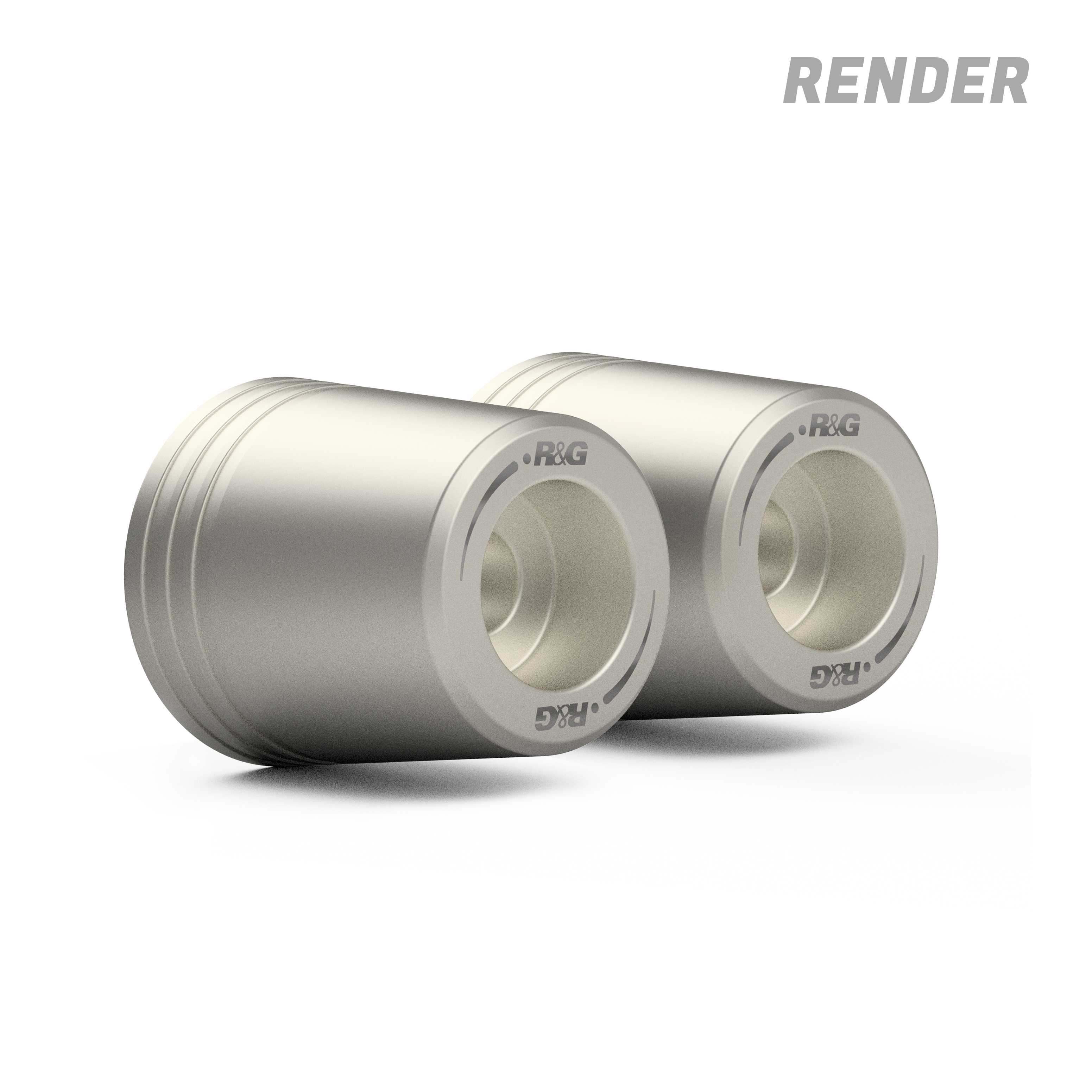 R&G Bar Ends Stainless Steel for Kawasaki KLE500 (26)