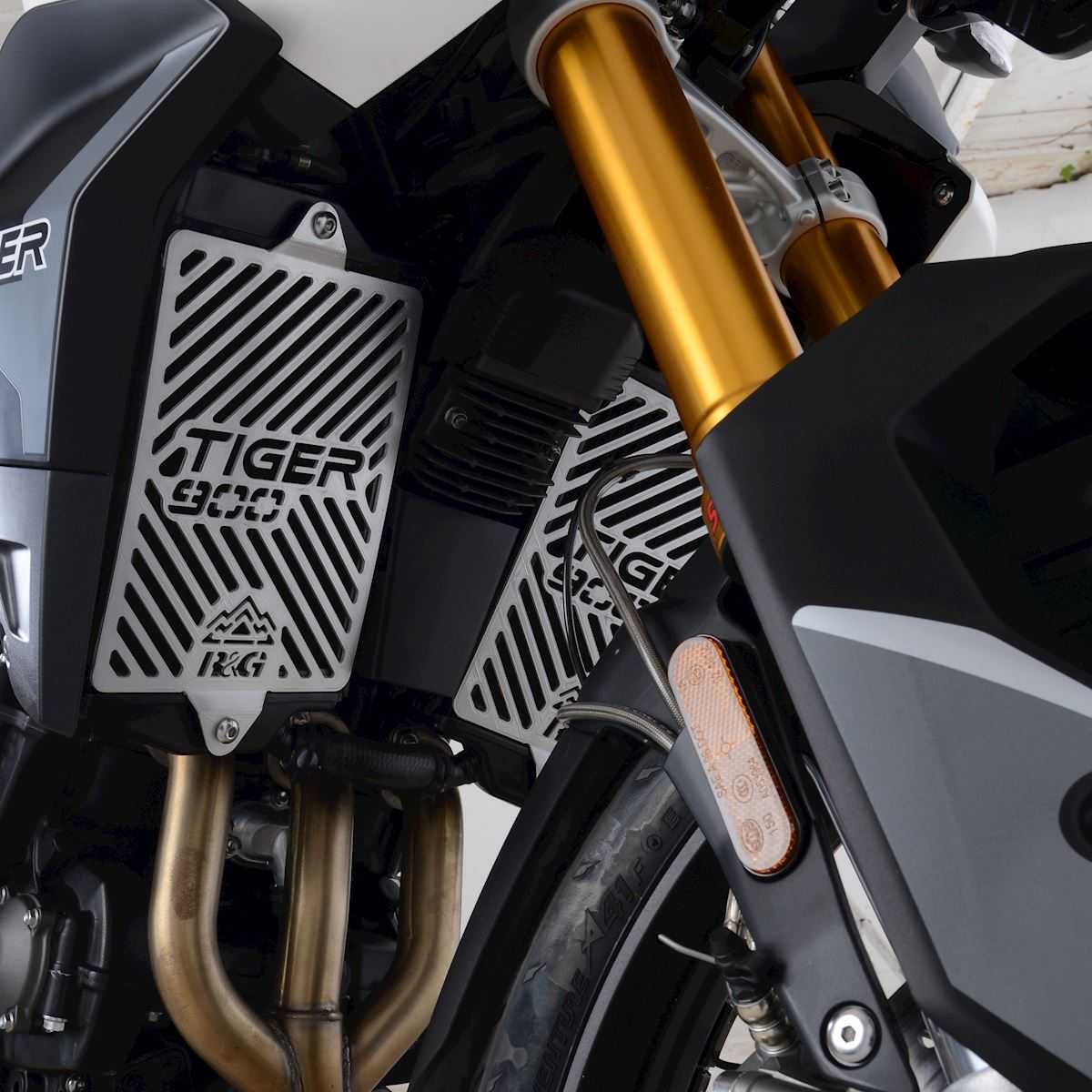 R&G Radiator Guard Branded for Triumph Tiger 900 Rally (20-26)