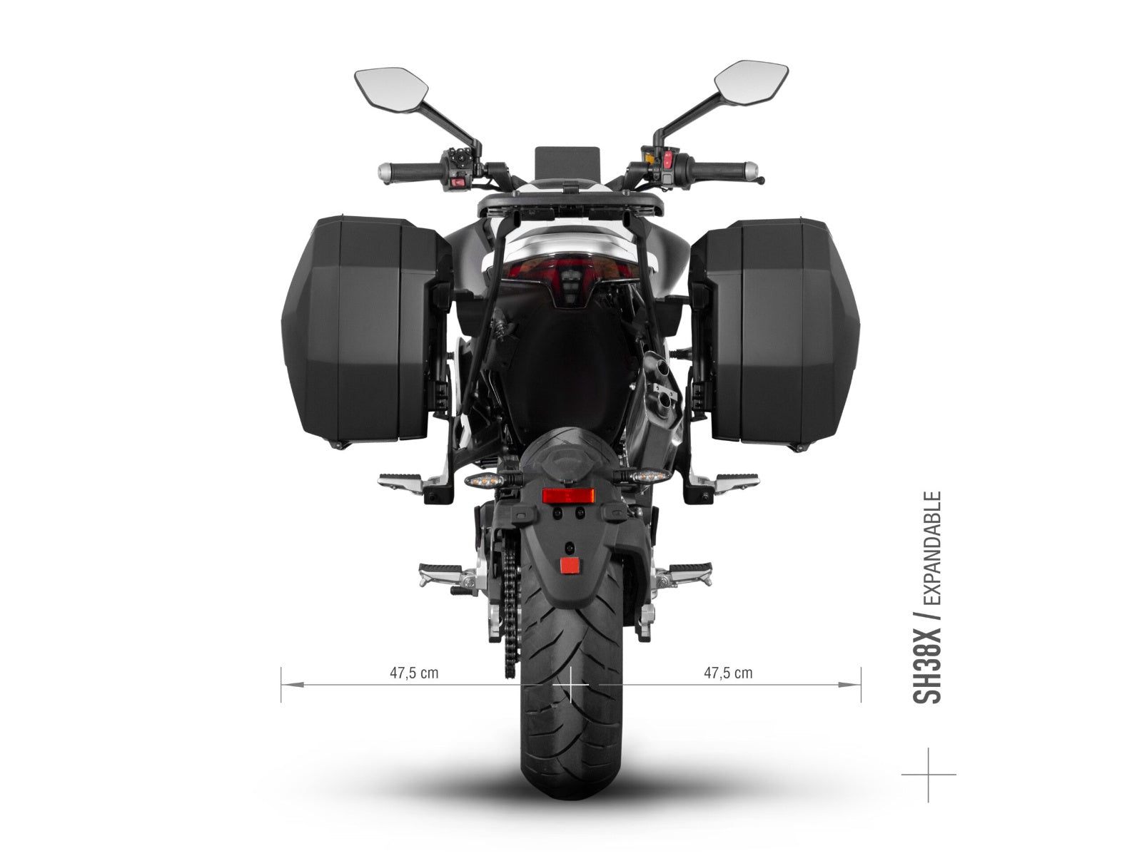 SHAD 3P Pannier Rack for CF Moto 800NK Advanced (23-25)