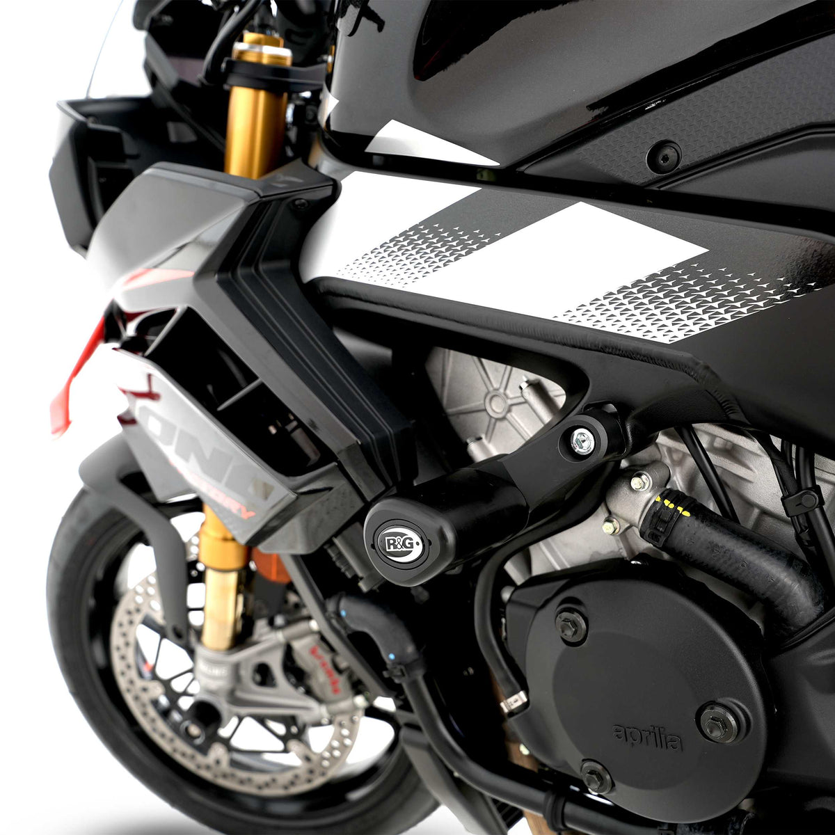 R&G Aero Frame Sliders for Aprilia Tuono 1000 R (11-14) Main image
