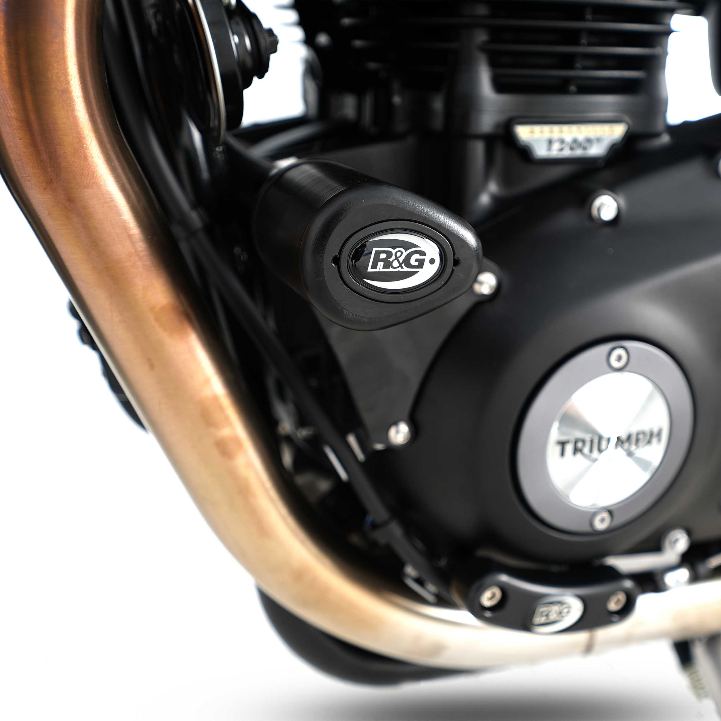 R&G Aero Frame Sliders for Triumph Bonneville T120 (16-25)