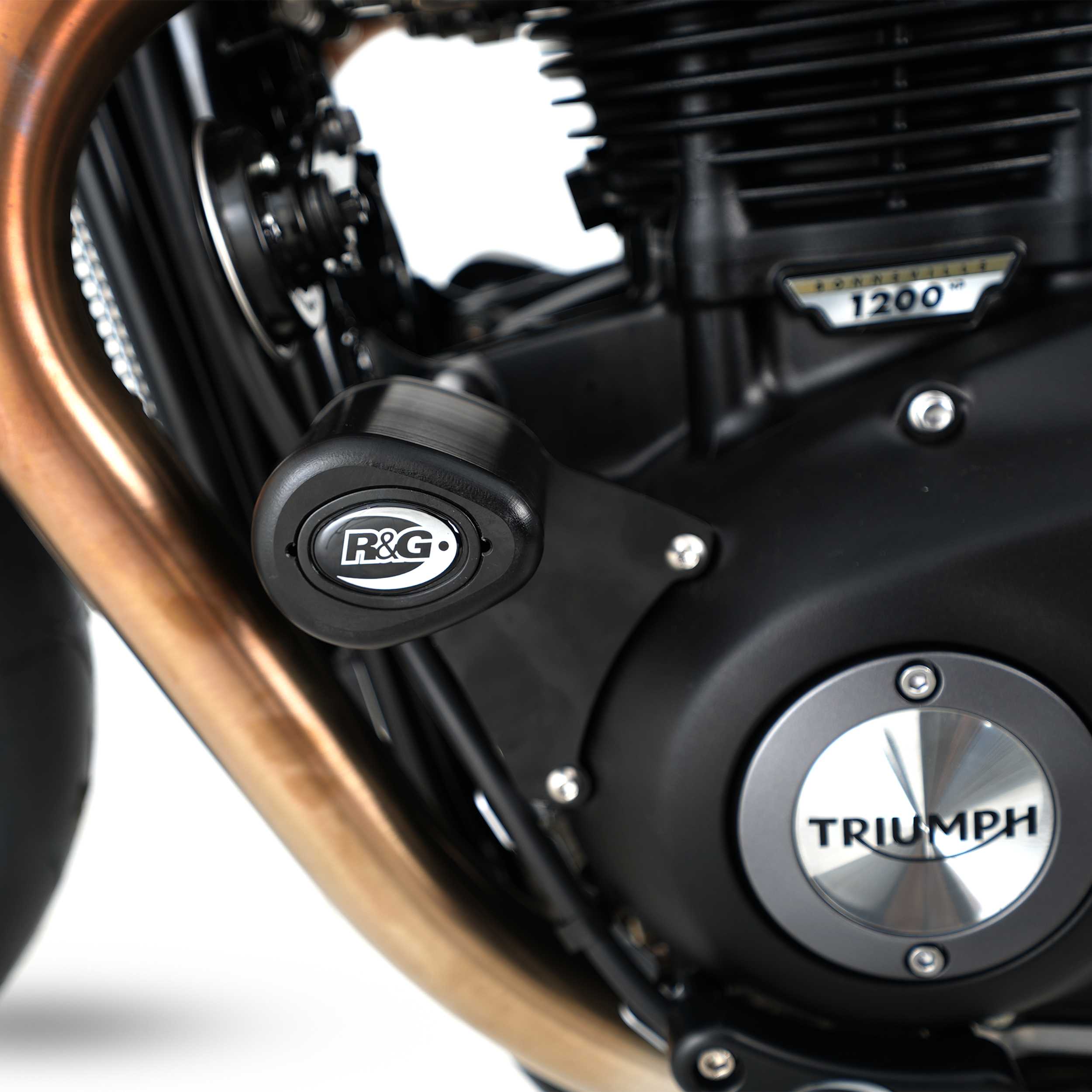 R&G Aero Frame Sliders for Triumph Thruxton 1200 R (16-18)
