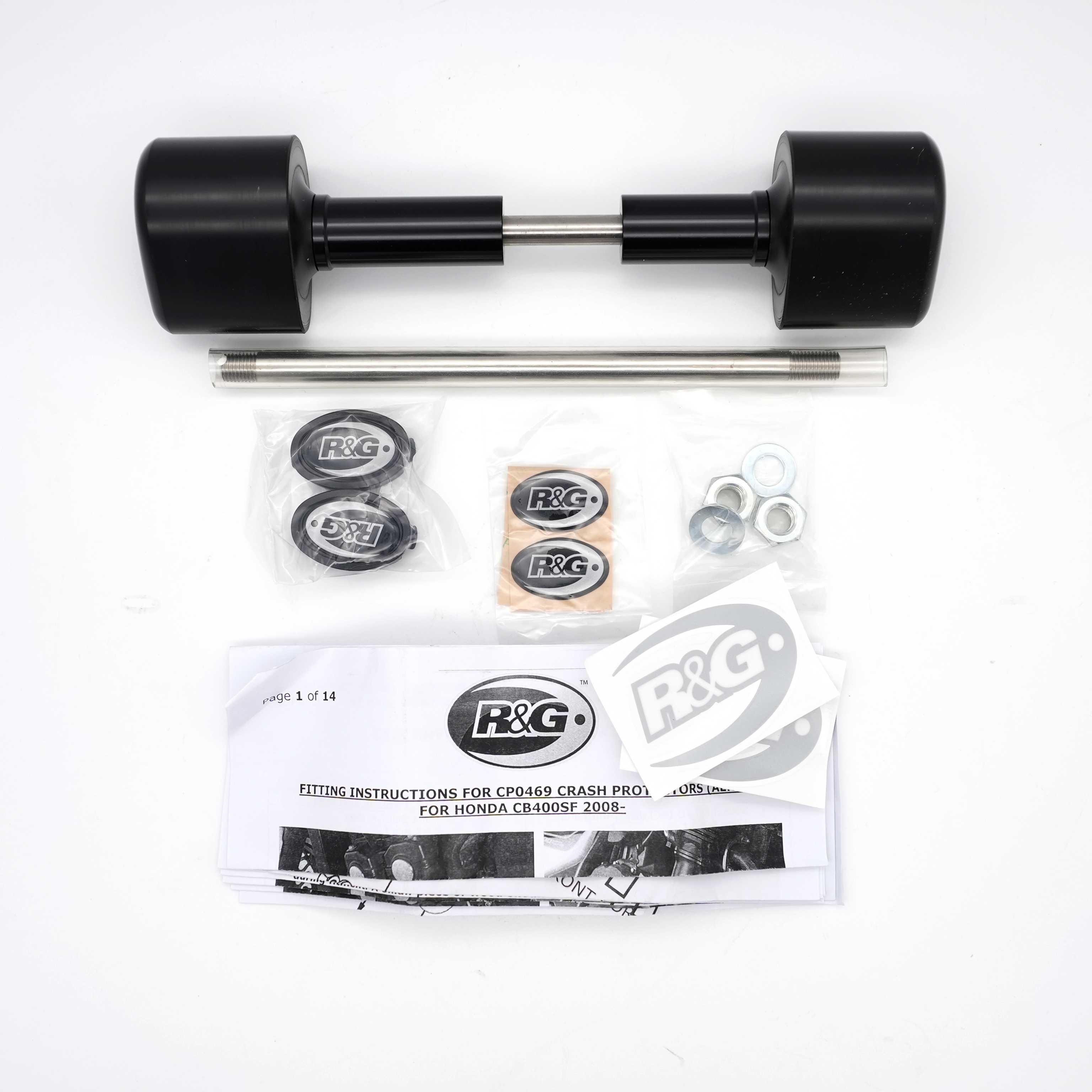 R&G Aero Frame Sliders for Honda CB400F (08-26)
