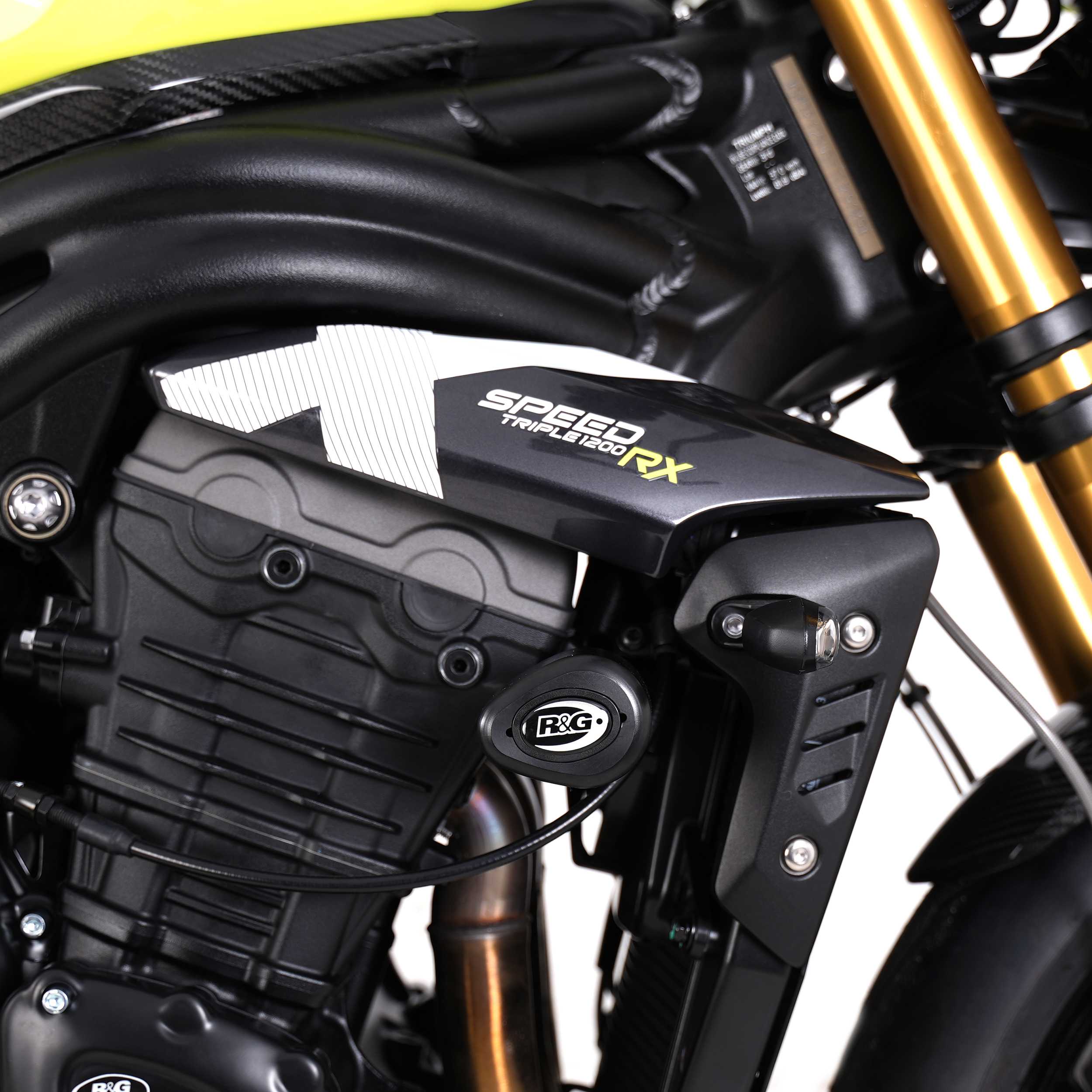 R&G Aero Frame Sliders for Triumph Speed Triple 1200 RS (21-26)