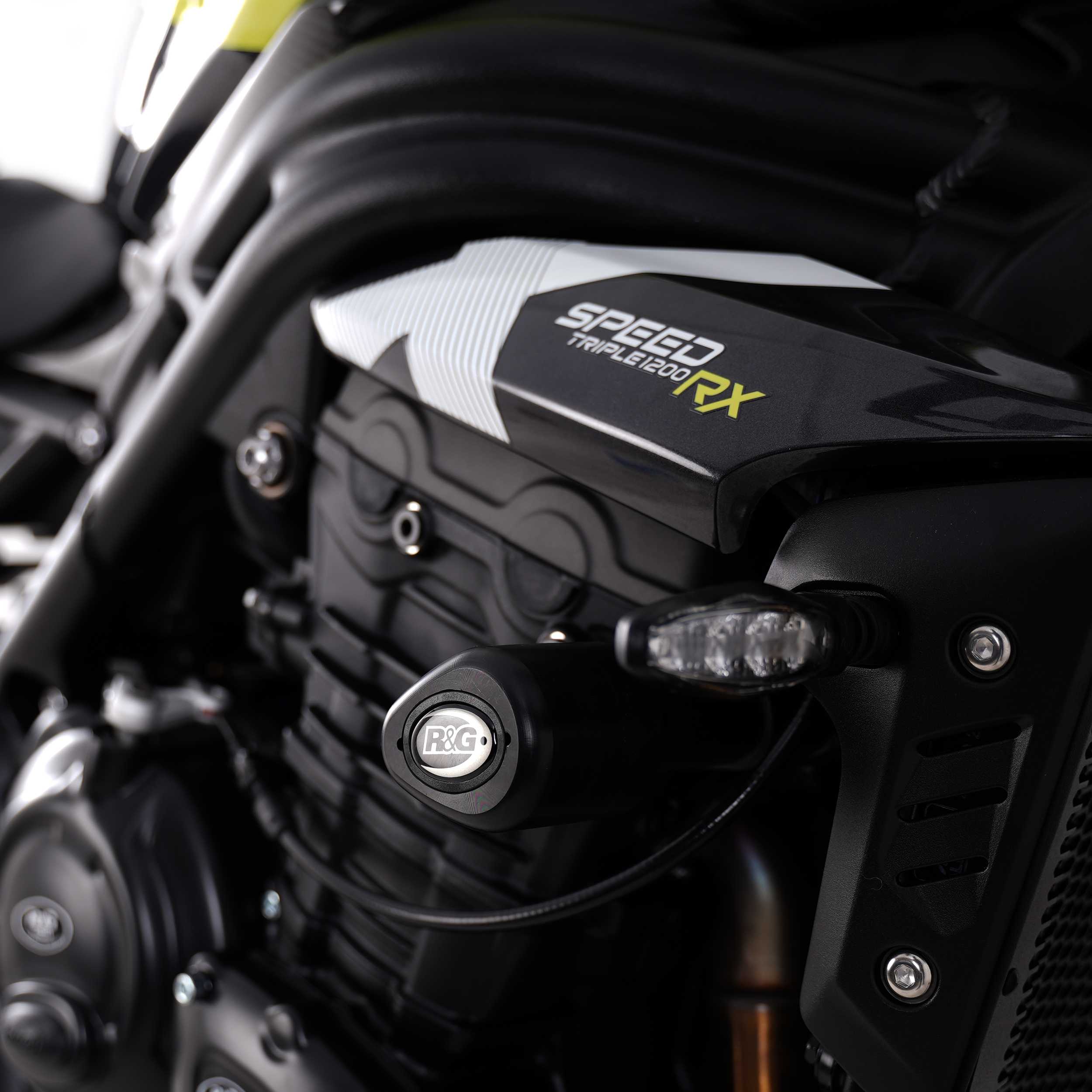 R&G Aero Frame Sliders for Triumph Speed Triple 1200 RR (22-26)