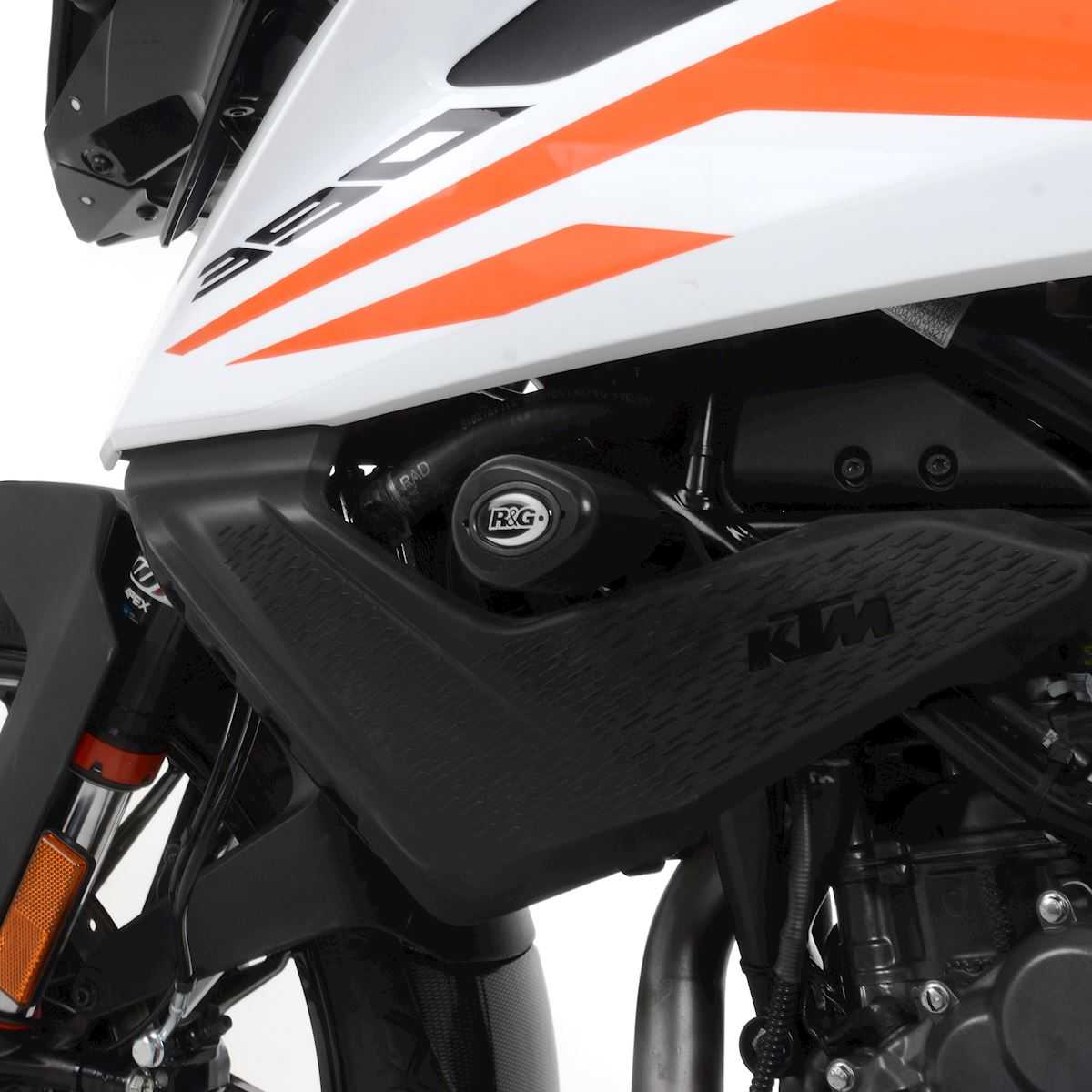 R&G Aero Frame Sliders (Black) for KTM 390 Adventure (20-24) Secondary image