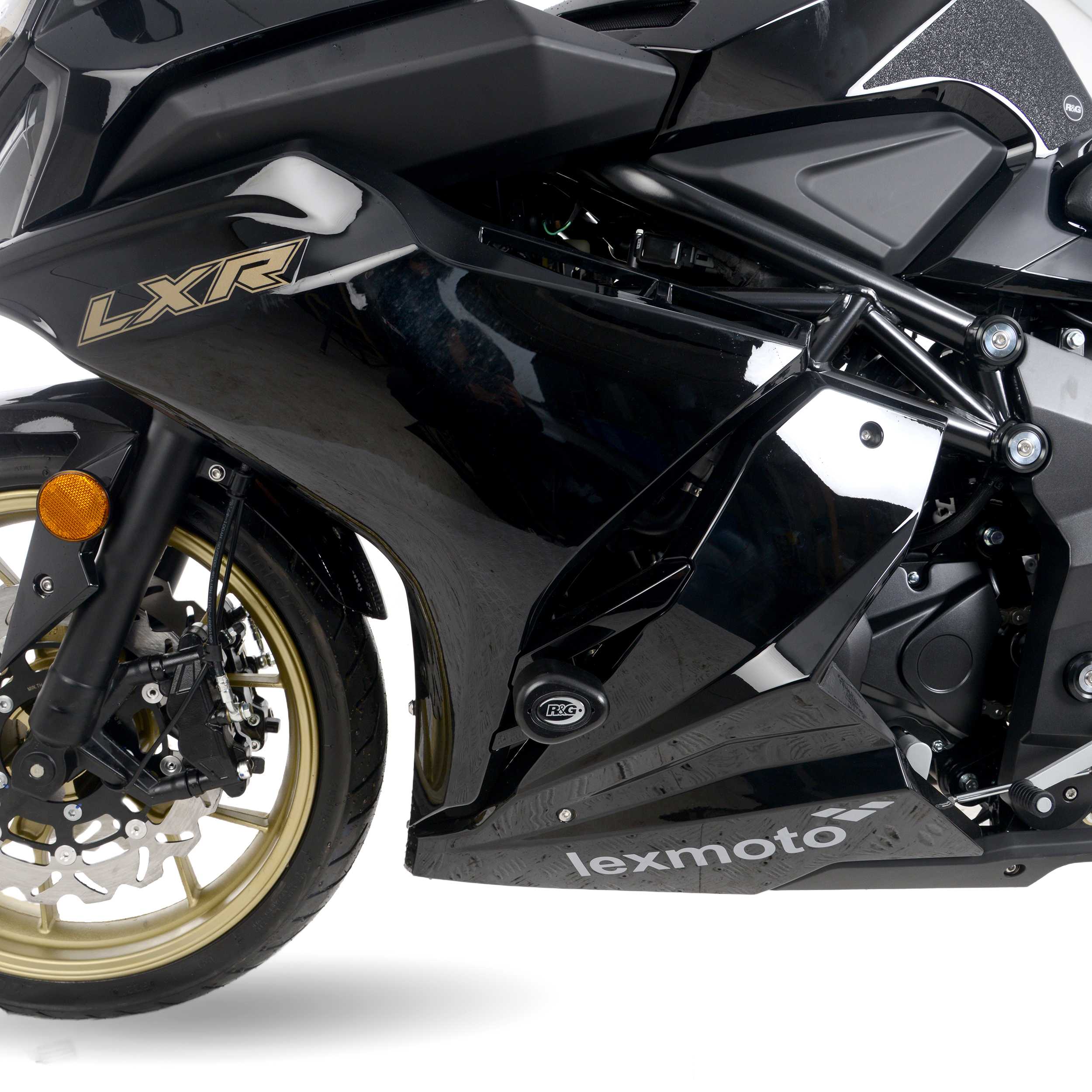 R&G Aero Frame Sliders for Lexmoto LXR 125 (21-25)