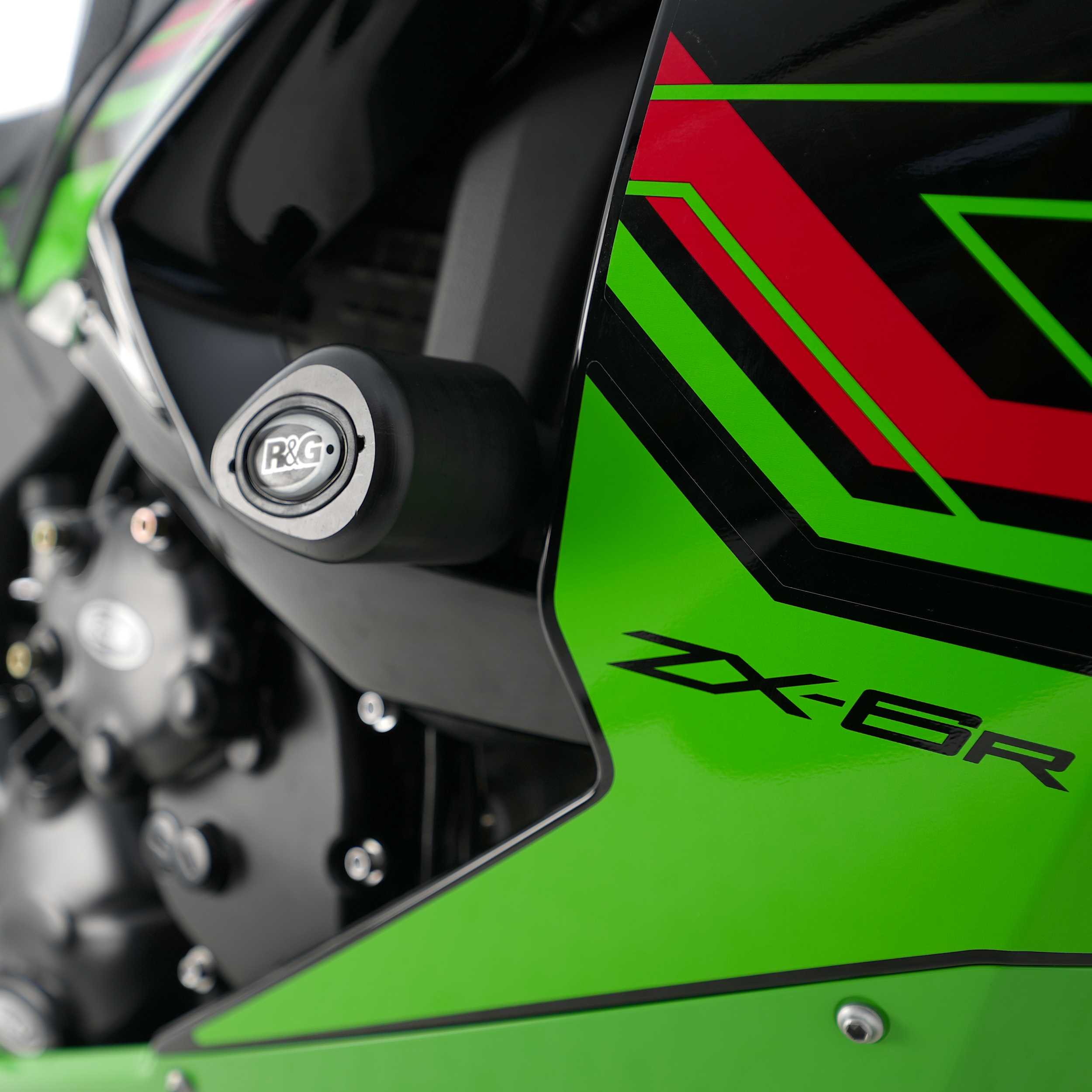 R&G Aero Frame Sliders for Kawasaki ZX6-R (24-26)