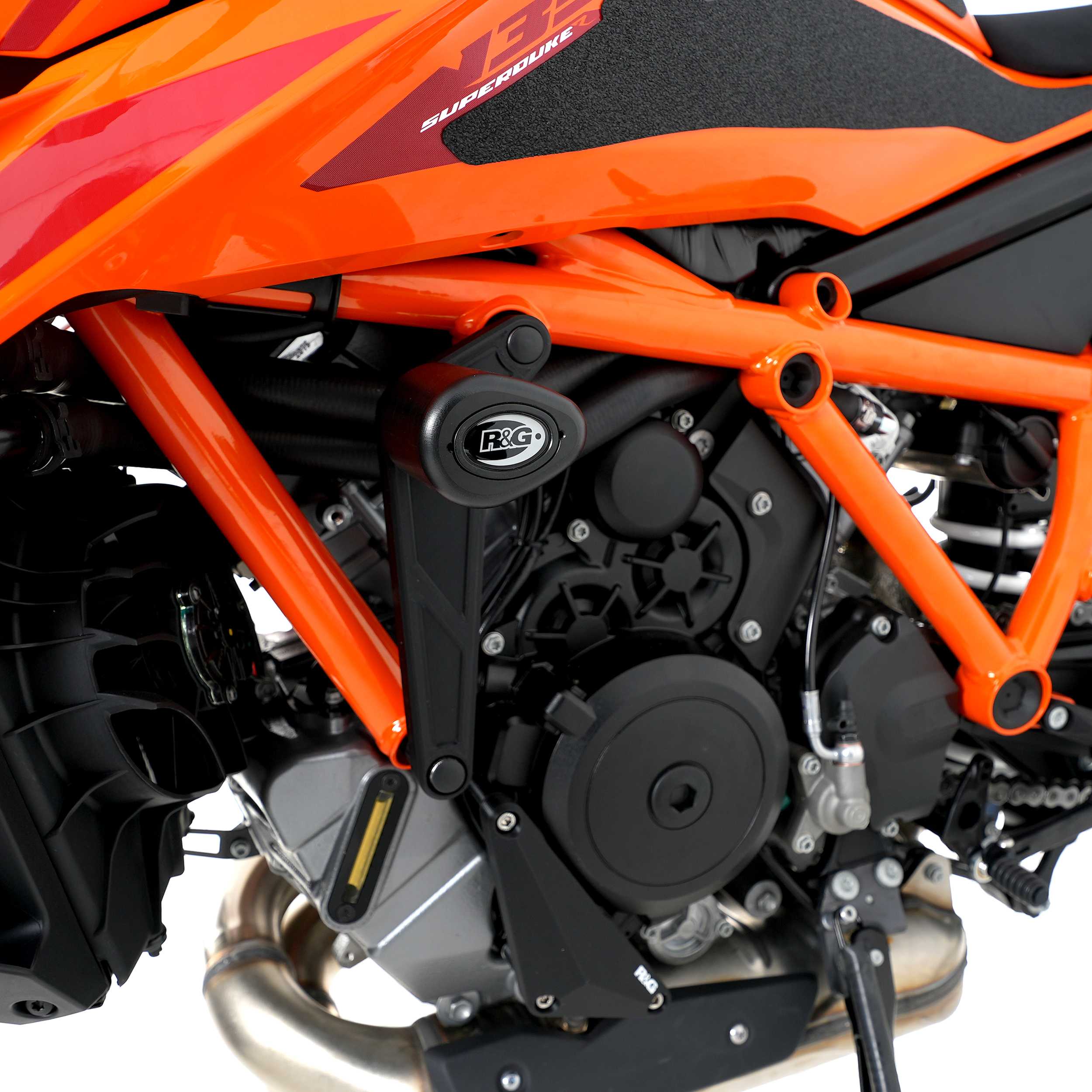 R&G Aero Frame Sliders (Black) for KTM 1390 Super Duke R (24-26) Secondary image