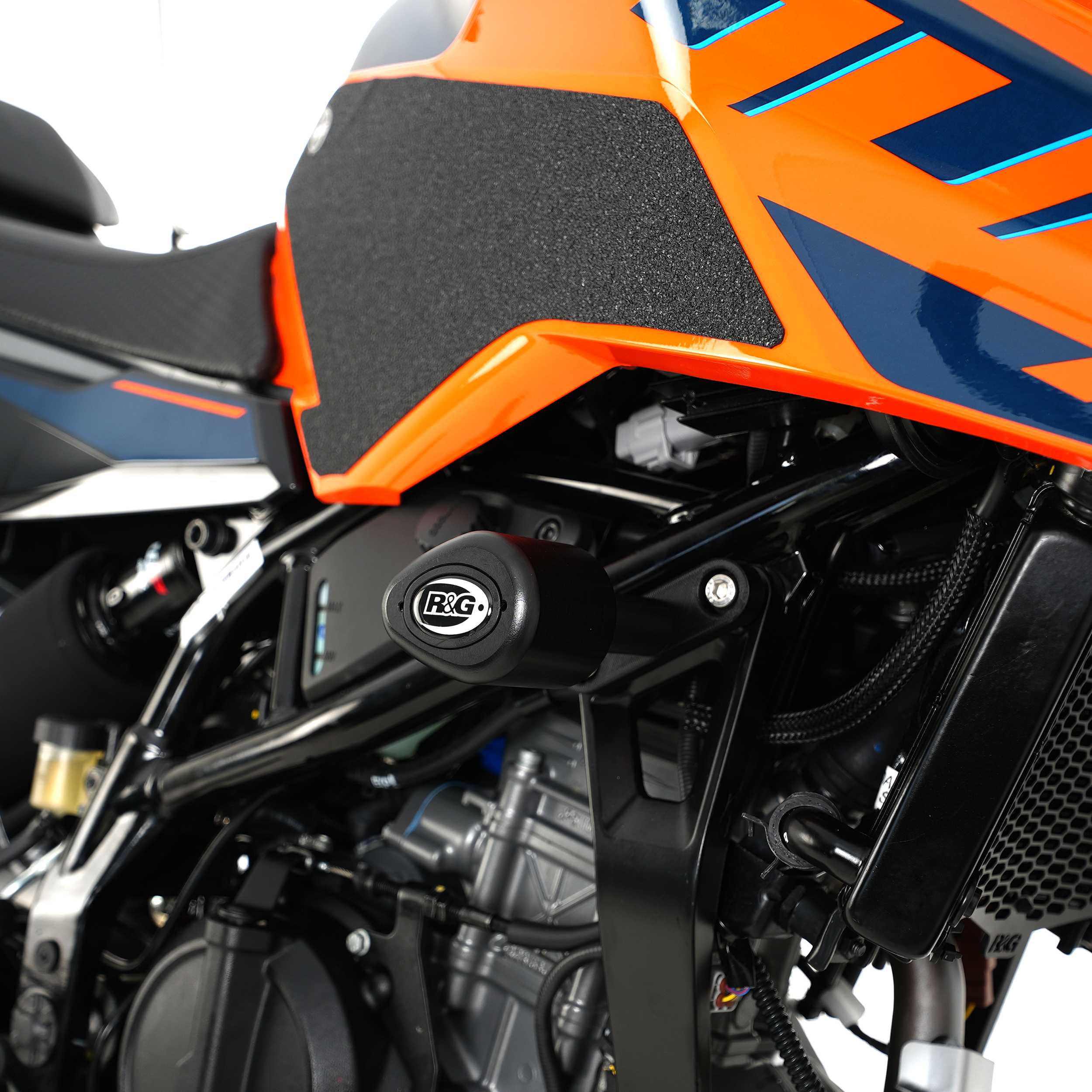 R&G Aero Frame Sliders (Black) for KTM 390 Duke (24-26) Secondary image