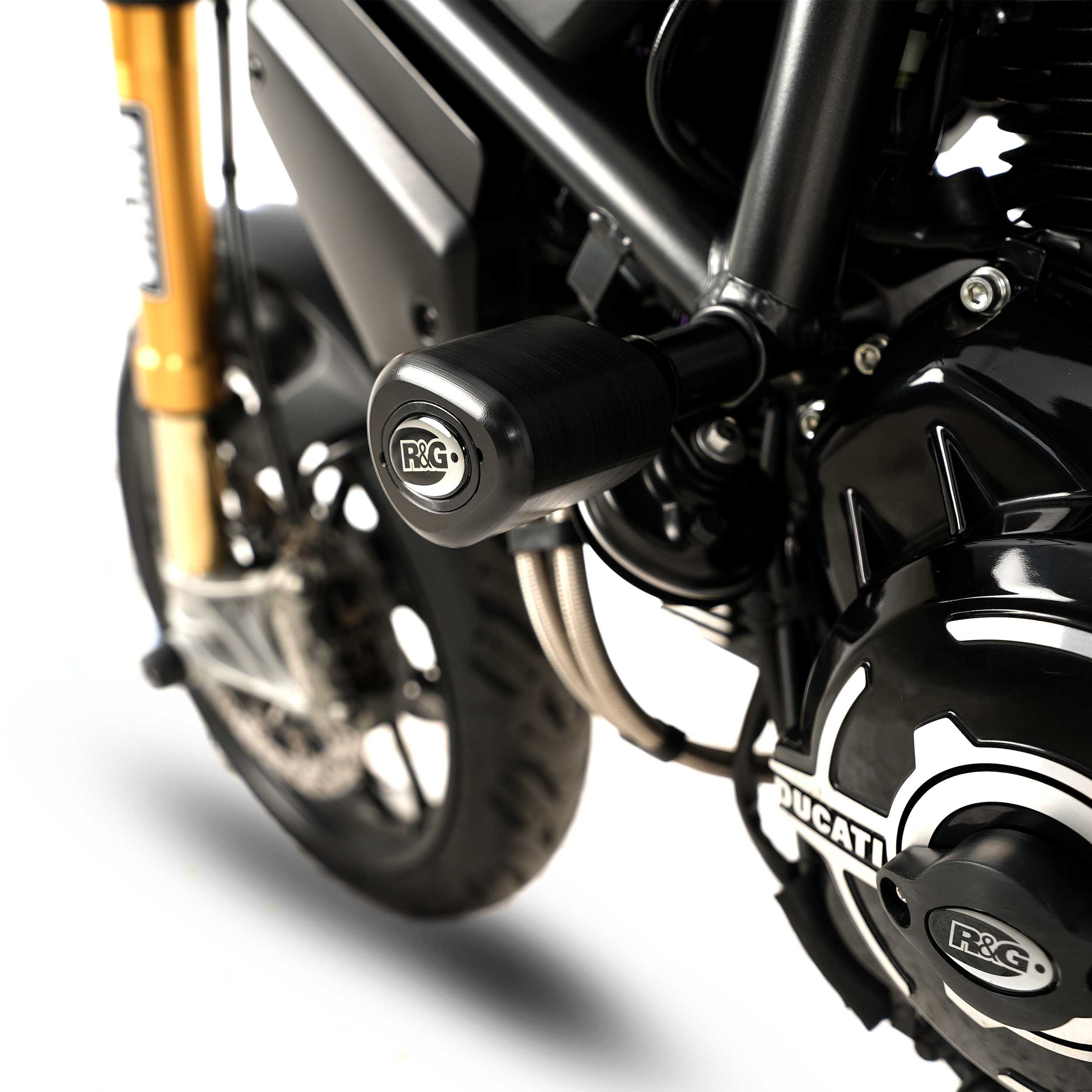 R&G Aero Frame Sliders for Ducati Scrambler 1100 Pro (20-25)