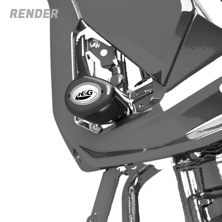 R&G Apex Frame Sliders for Kawasaki KLE500 (26)