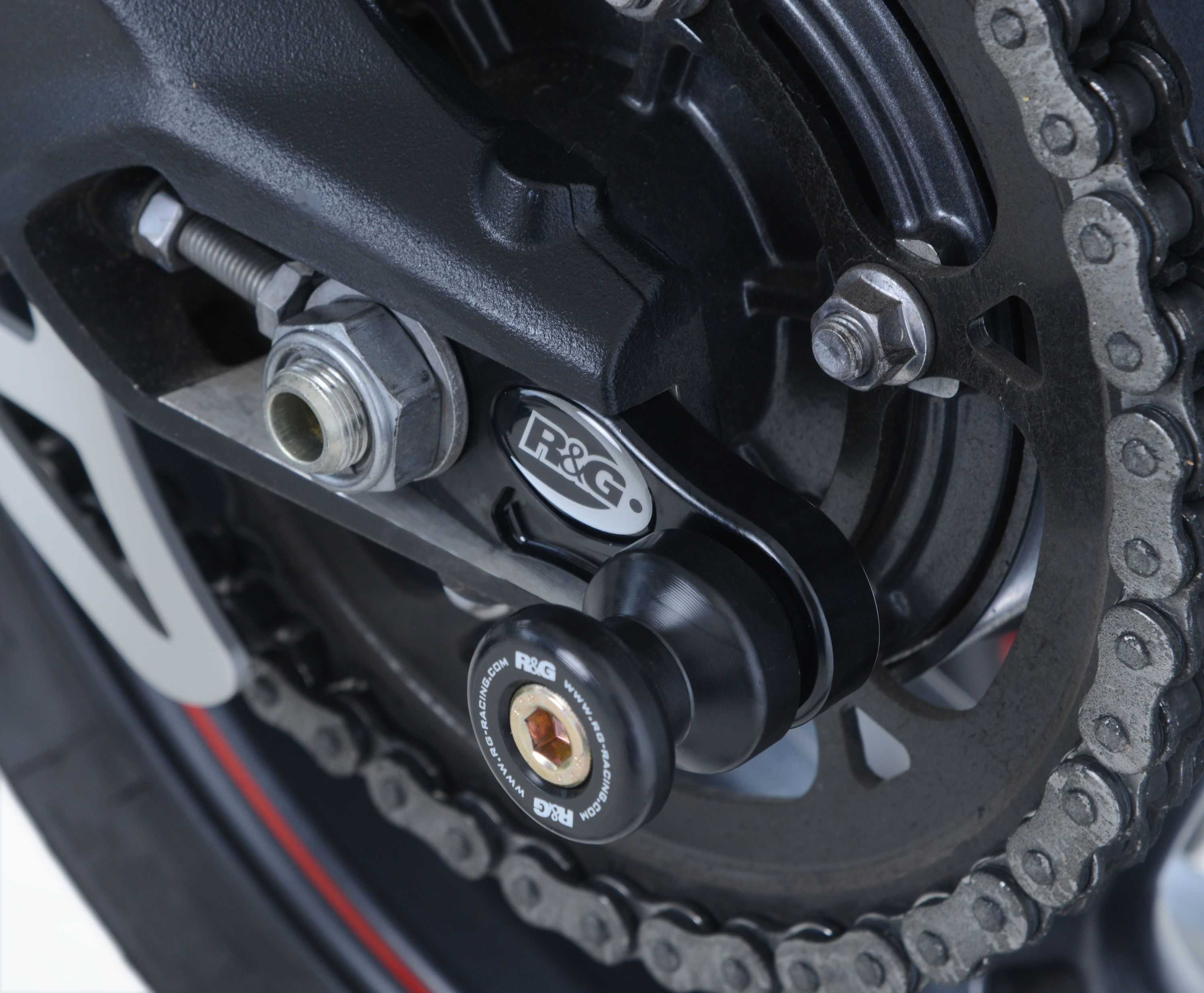 R&G Offset Cotton Reels for Triumph Street Triple 675 RX (15-16)