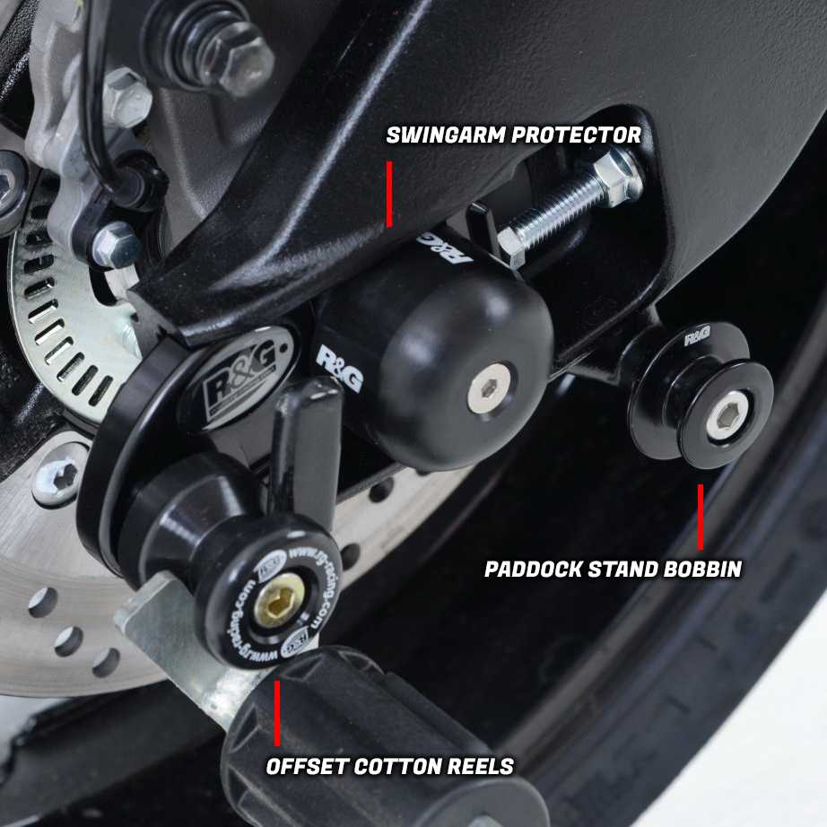 R&G Offset Cotton Reels for Suzuki GSX-R1000 (07-10)