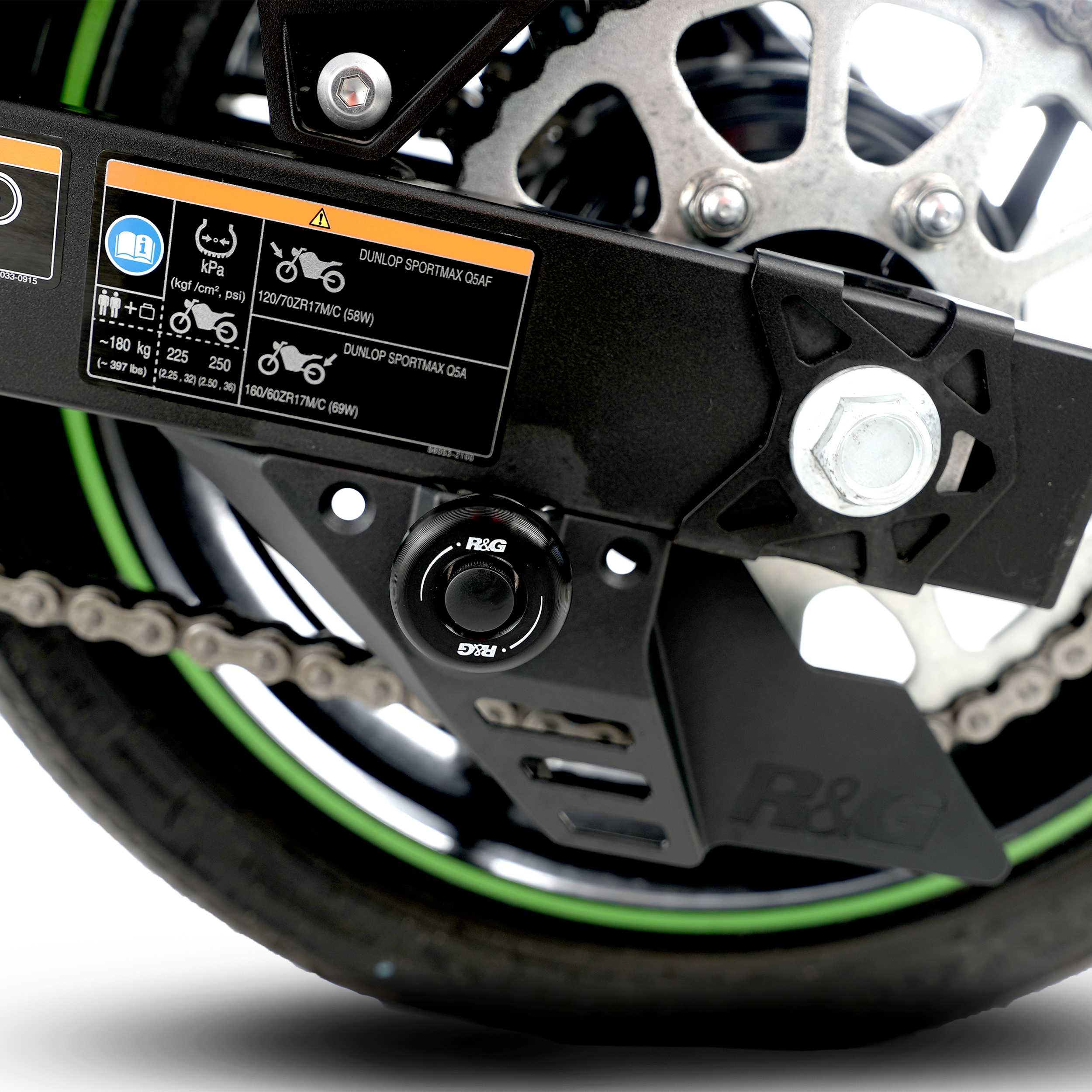 R&G Cotton Reels for Kawasaki Z7 Hybrid (24-26)