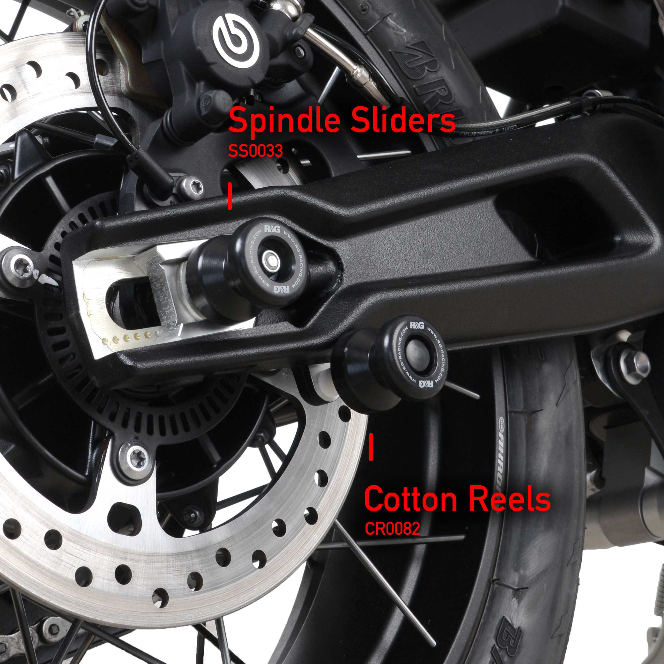 R&G Cotton Reels for Triumph Tiger 900 Rally (20-26)