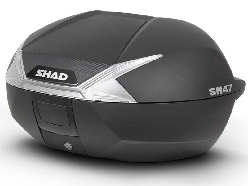SHAD SH47 Top Box - White Reflector - 47 Litres