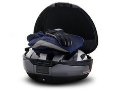 SHAD SH48 Top Box - Dark Grey - Backrest and Carbon Cover - 48 Litres
