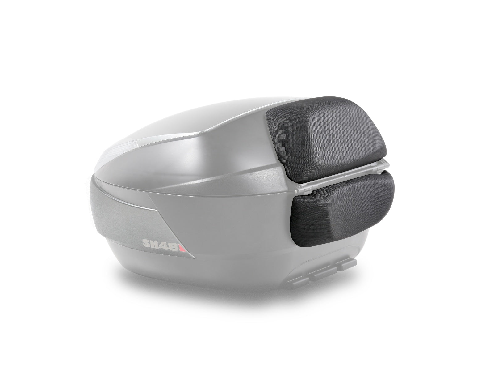 SHAD SH48 Top Box - Dark Grey - Backrest and Carbon Cover - 48 Litres