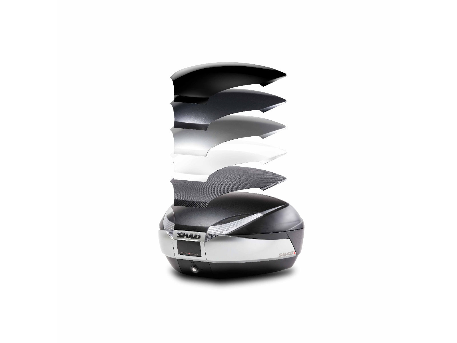 SHAD SH48 Top Box - Titanium - 48 Litres