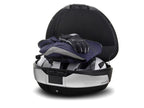 SHAD SH48 Top Box - Titanium - Backrest and Carbon Cover - 48 Litres