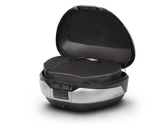 SHAD SH48 Top Box - Titanium - Backrest and Carbon Cover - 48 Litres