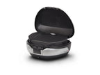 SHAD SH48 Top Box - Titanium - Backrest and Carbon Cover - 48 Litres