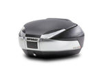 SHAD SH48 Top Box - Titanium - Backrest and Carbon Cover - 48 Litres