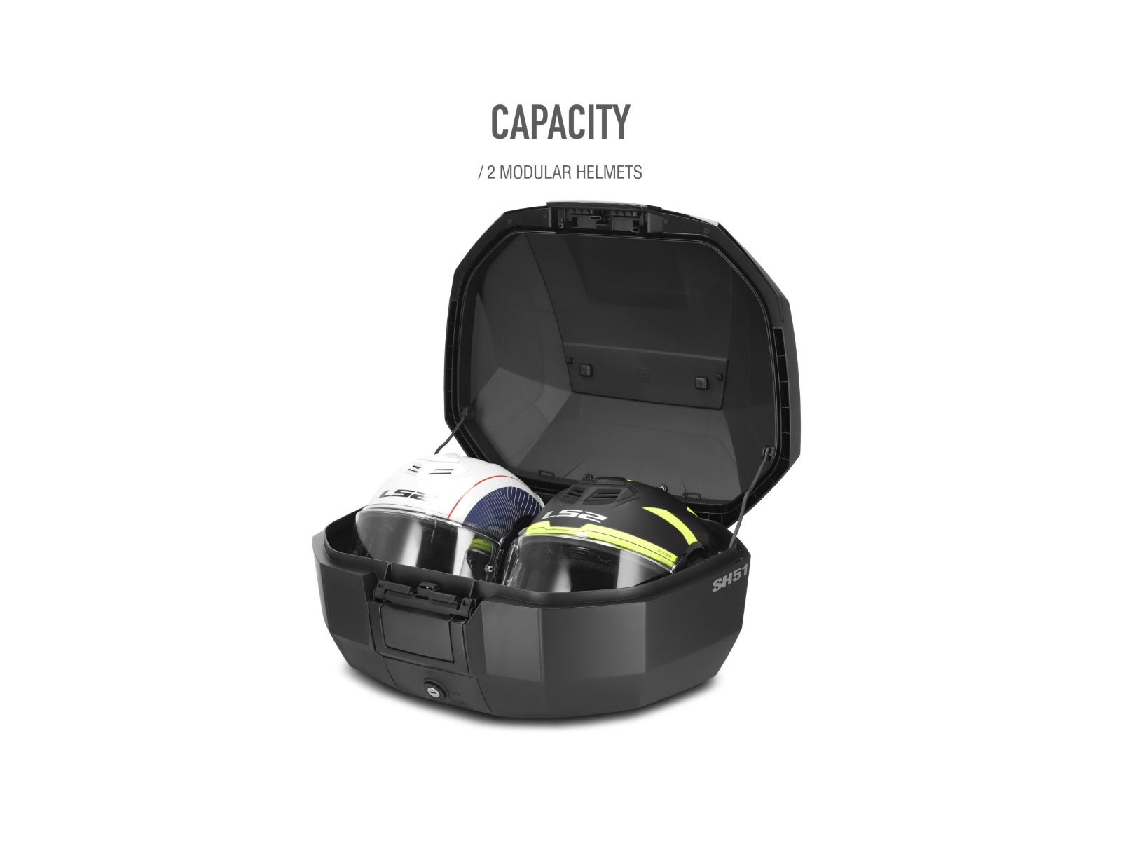 SHAD SH51 Top Box - Aluminium - 51 Litres