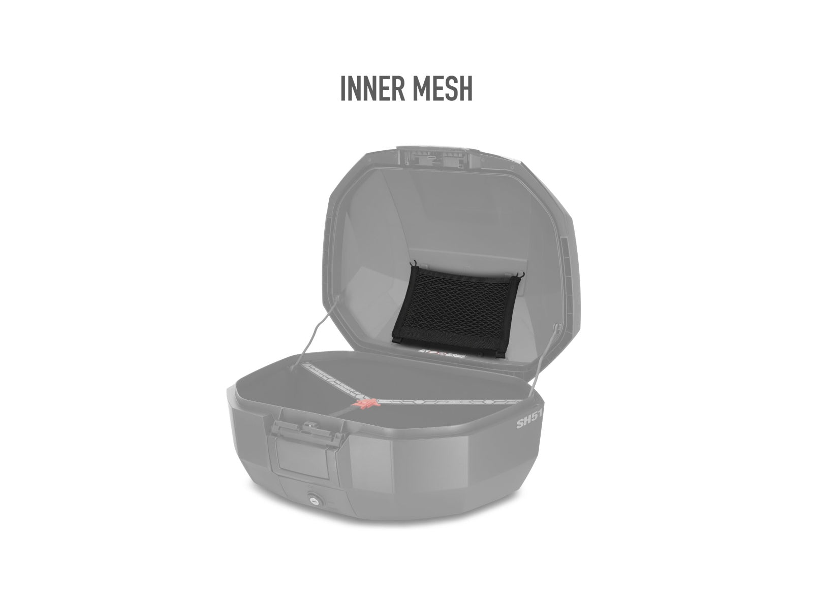 SHAD SH51 Top Box - Aluminium - 51 Litres