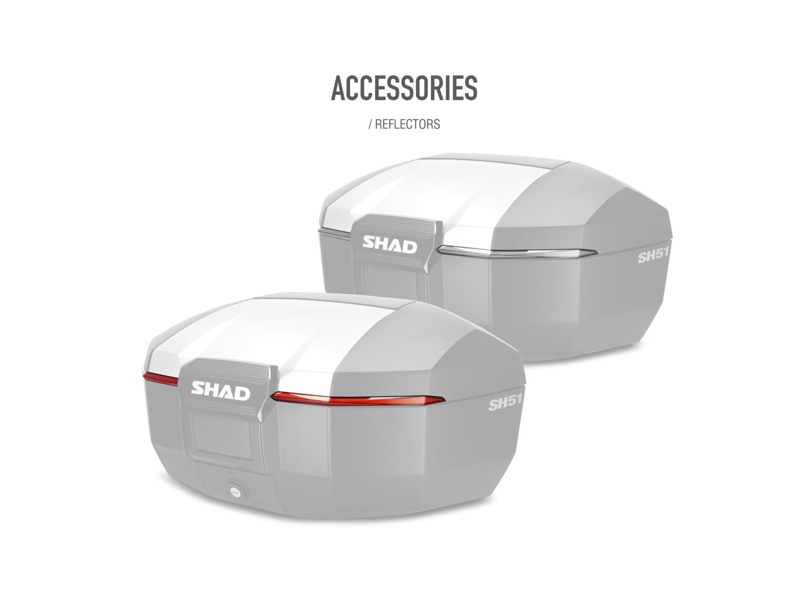 SHAD SH51 Top Box - Aluminium - 51 Litres