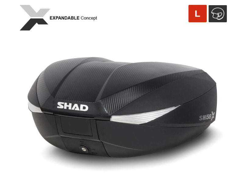 SHAD SH58x Expandable Top Box - 58 Litres