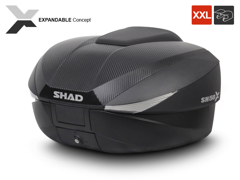 SHAD SH58x Expandable Top Box - 58 Litres