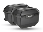  SHAD TR27 panniers motorcycle side cases shown at an angle on a white background.