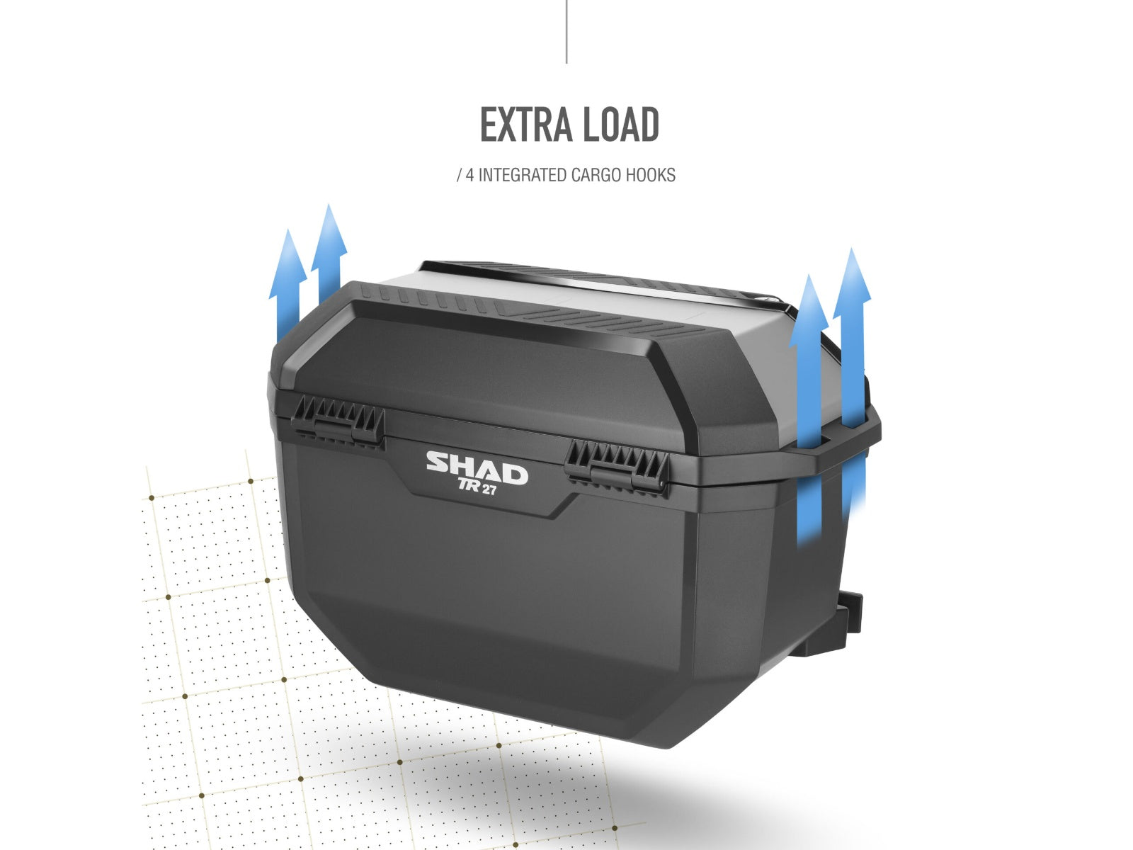SHAD TR27 Panniers - Aluminium - 27 Litres