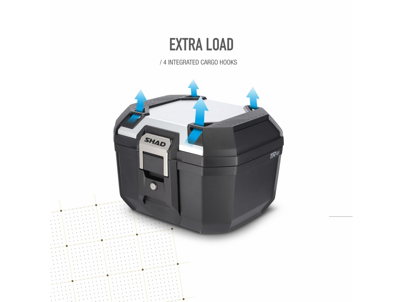 SHAD TR41 Terra Top Box - Aluminium - 41 Litres