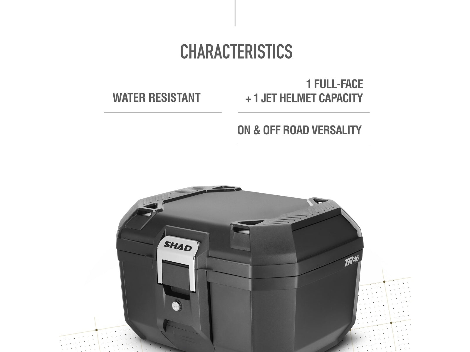 SHAD TR46 Top Box - 46 Litres