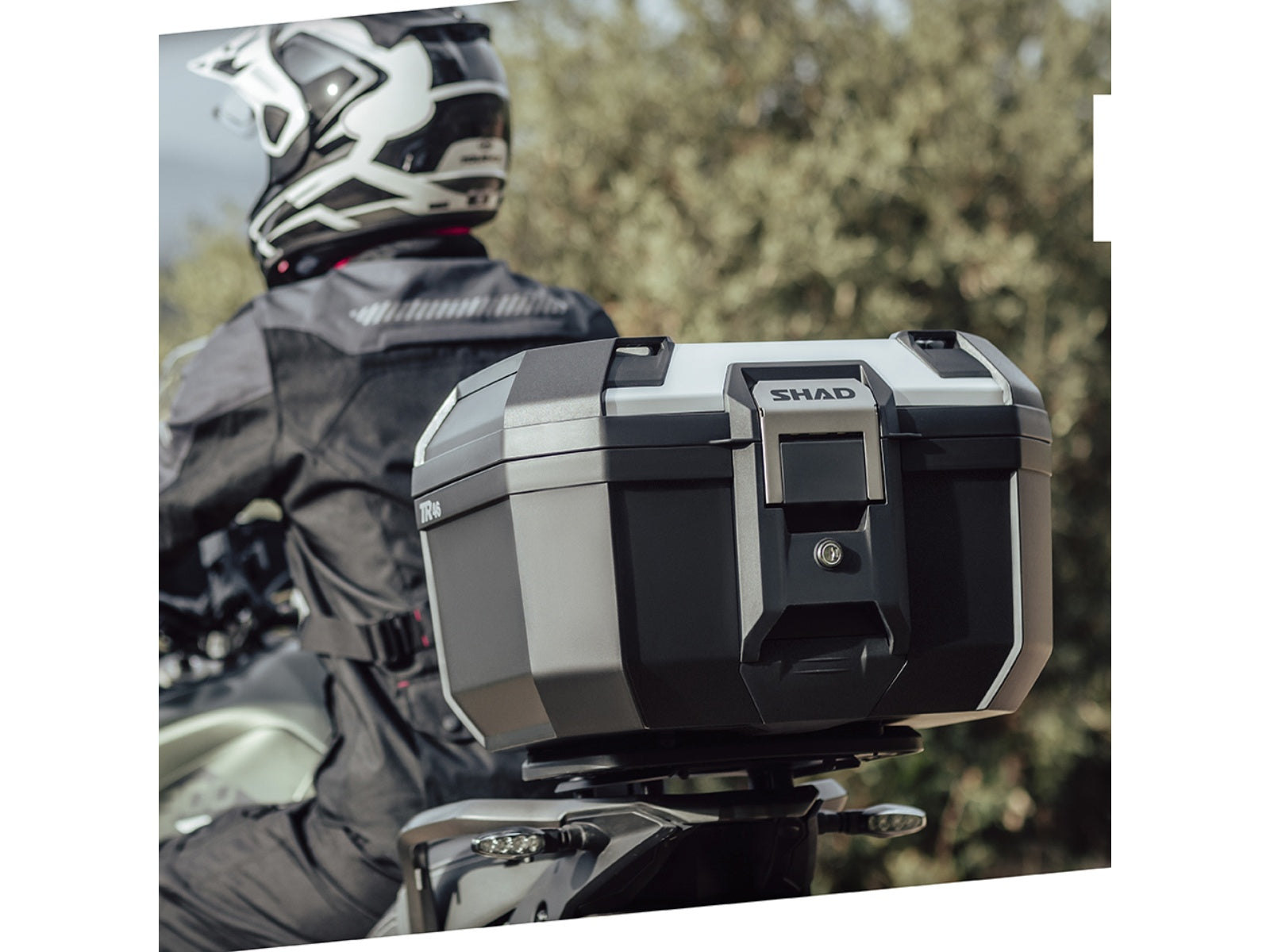 SHAD TR46 Top Box - Aluminium - 46 Litres