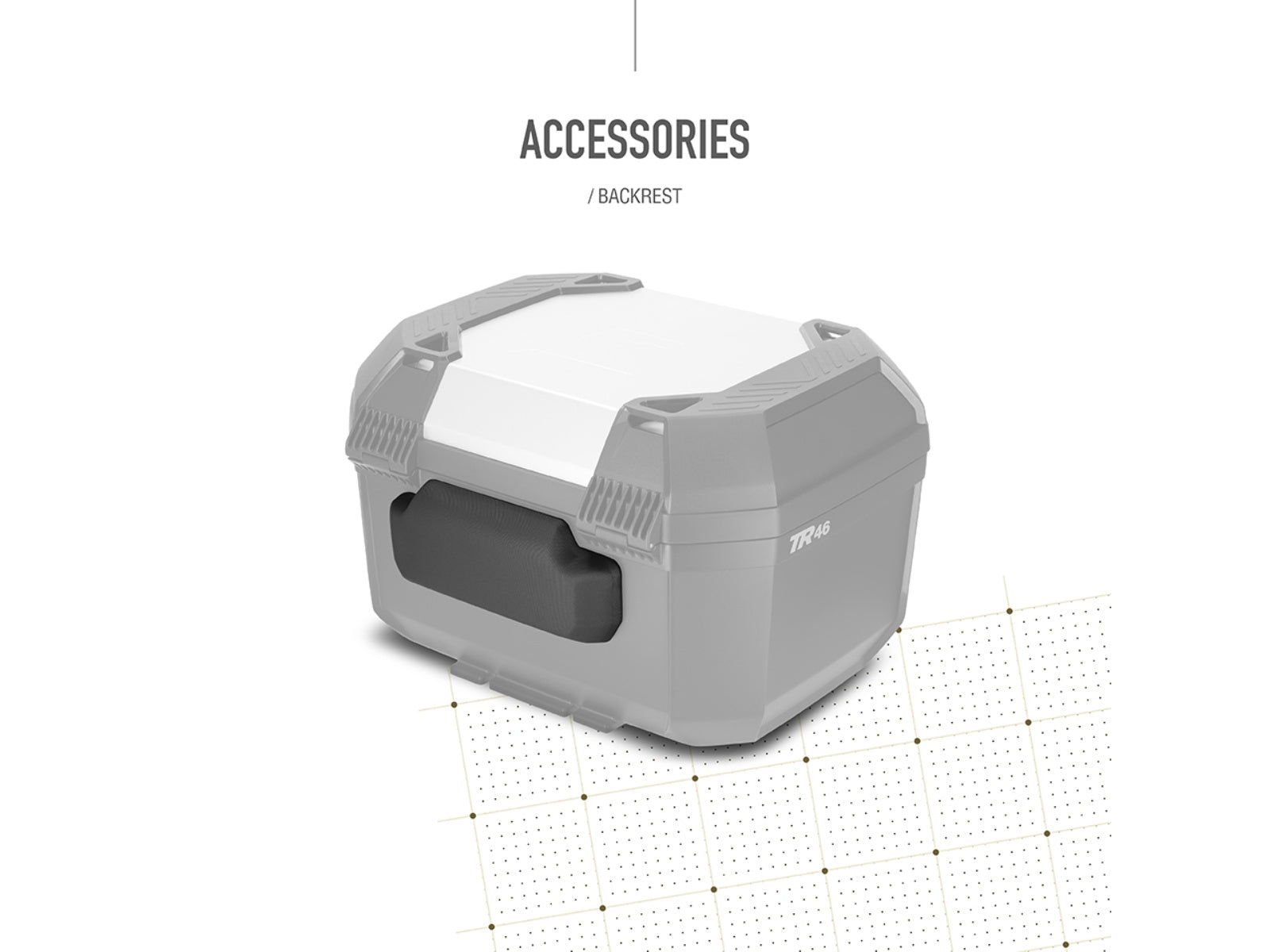 SHAD TR46 Top Box - Aluminium - 46 Litres