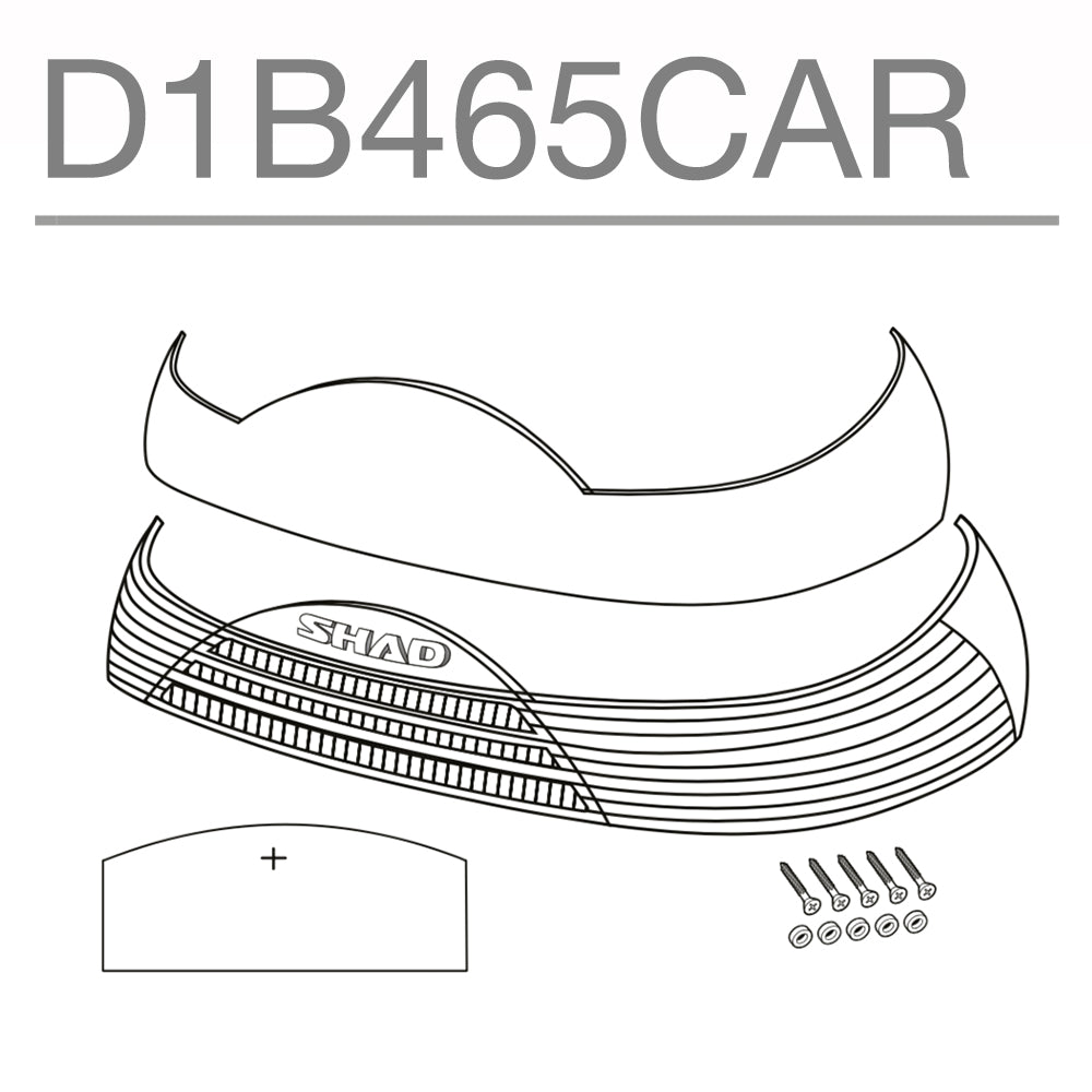 SHAD SH46 Top Box Spare Parts
