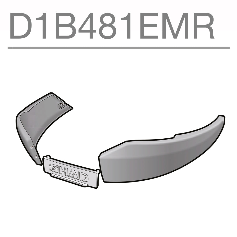 SHAD SH48 Dark Grey Top Box Spare Parts
