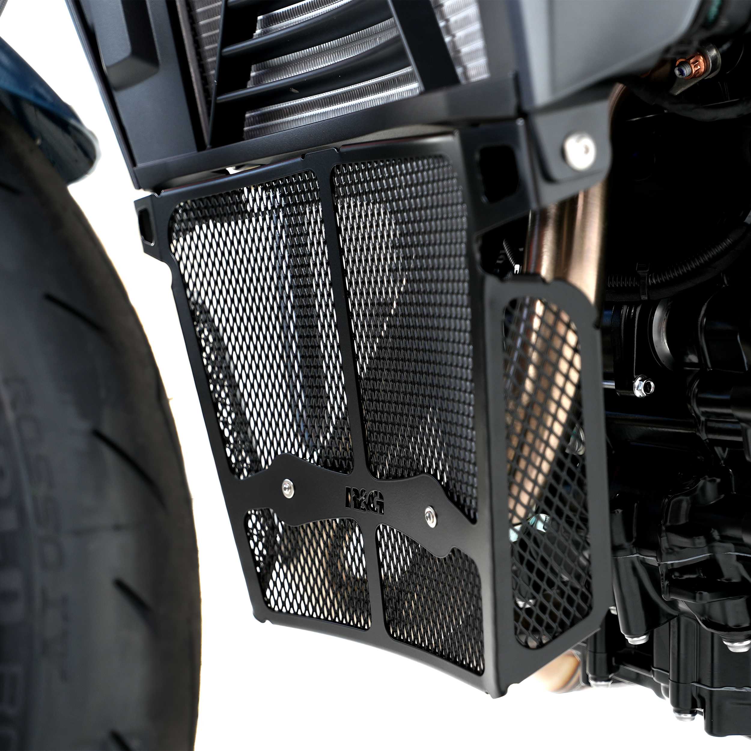R&G Downpipe Grille Dark Blue for BMW F900 R (20-26)