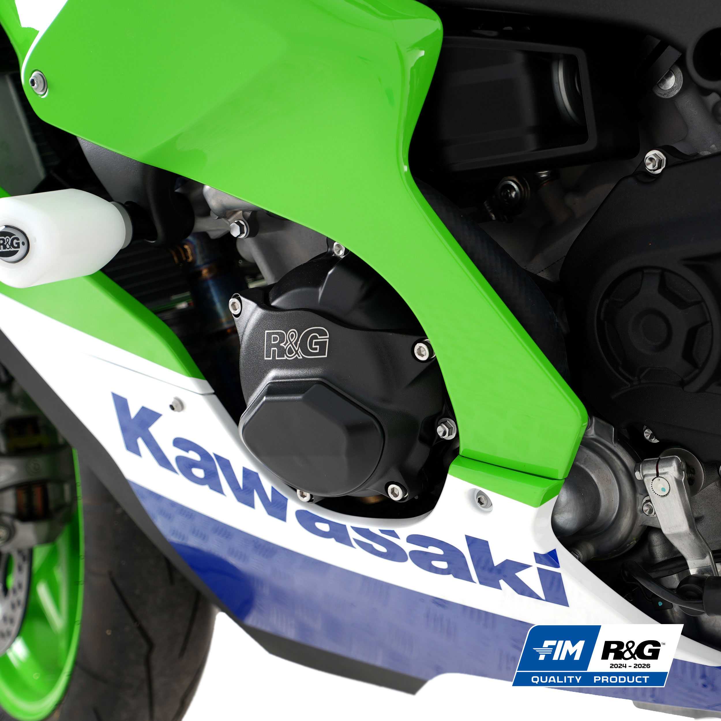 R&G Engine Cover (Left) (Pro) (Generator) for Kawasaki Ninja ZX-10RR (21-25)