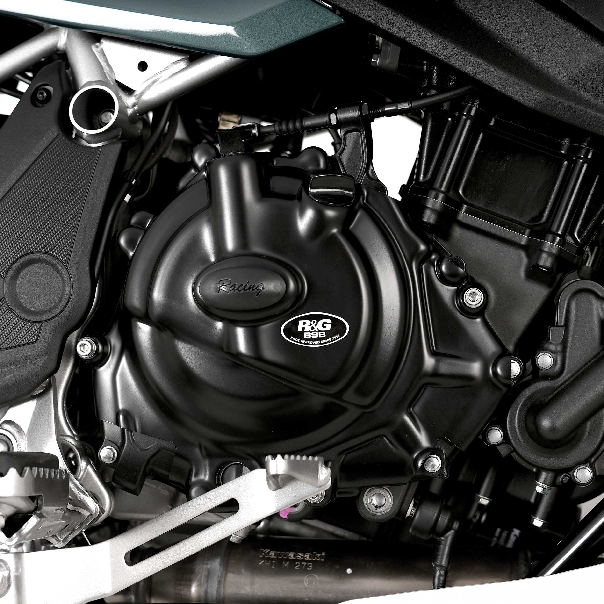 R&G Engine Cover for Kawasaki KLE500 (26)