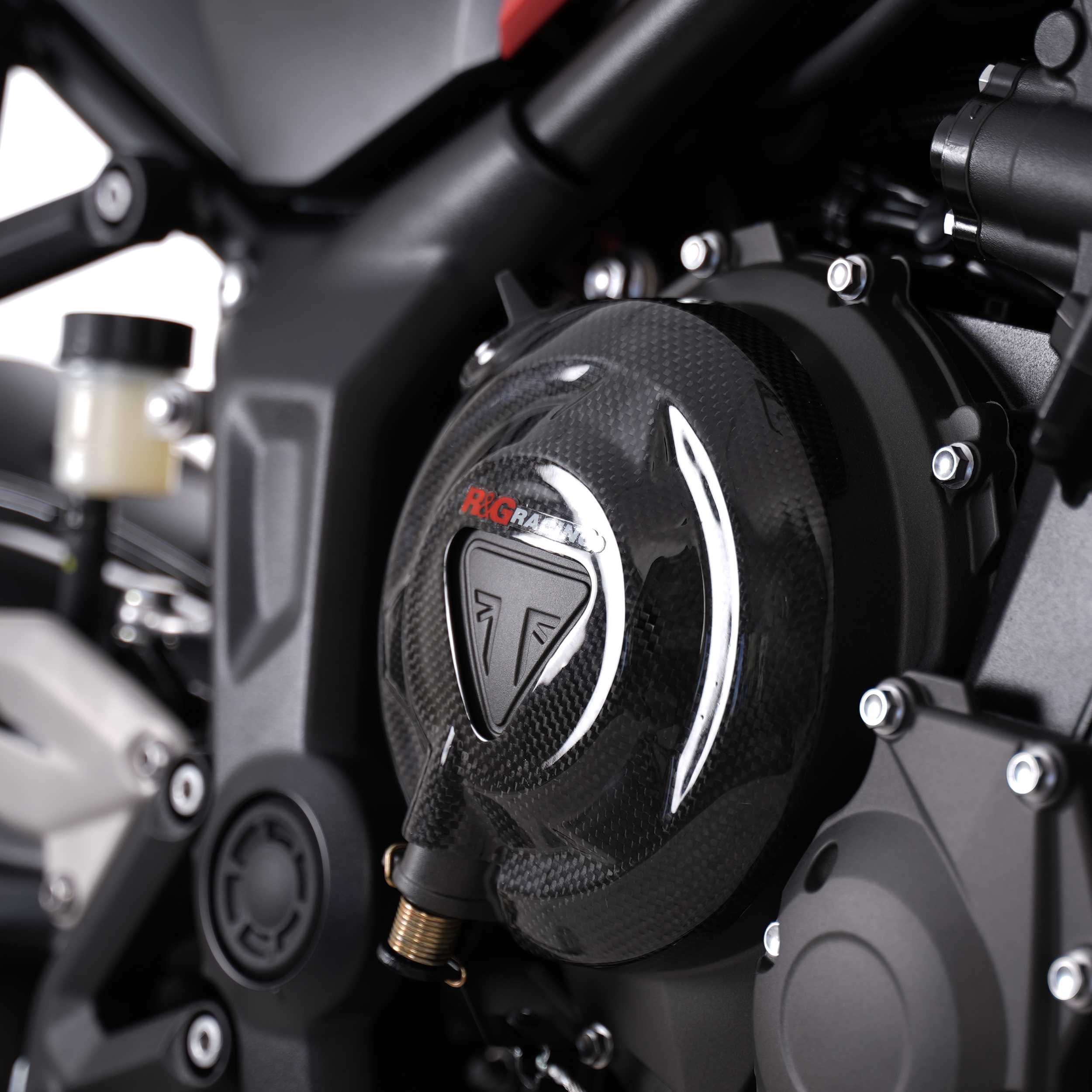 R&G Engine Case Slider Carbon for Triumph Street Triple 675 S (17-22)